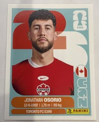 2026 Panini FIFA World Cup Sticker Jonathan Osorio #CAN 12 – Canada