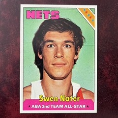 1975-76 Topps ABA Set SWEN NATER #231 N.Y. NETS *GEM MINT* VENDING PRISTINE