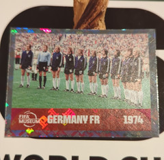 2026 FIFA Museum Germany FR 1974 Holographic Foil Soccer Sticker Team Picture