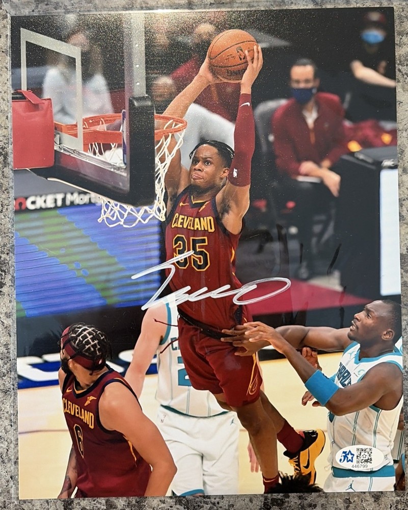 ISAAC OKORO SIGNED 8X10 PHOTO Cleveland CAVALIERS With COA 5 Star Cert Holo Cavs