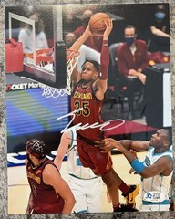 ISAAC OKORO SIGNED 8X10 PHOTO Cleveland CAVALIERS With COA 5 Star Cert Holo Cavs