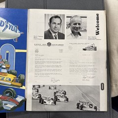 1977 California 500 Indy Car Race Program, Bobby Unser Cover