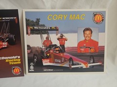 1994 NHRA Cory Mac Signed Autographed Photo McDonalds Drag Racing Team #CM2