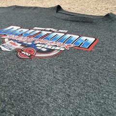 NASCAR Dark Gray Daytona Double-Header Under The Lights Wawa Cut-Off T-Shirt L