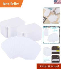 250 Pcs Trading Card Dividers Plastic Card Dividers, Frosted Separator with T…