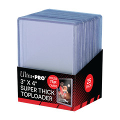 Ultra PRO Top loaders 75pt 3×4 Super Thick Toploaders 75 pt – 25 Pack NEW SEALED