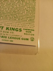 1986 1933 Goudey Sport Kings Gum Reprint – Jim Thorpe #6