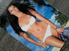 Sports Illustrated Swimsuit DANICA PATRICK 7-1/2″ x 10-1/2″ Label NASCAR Model