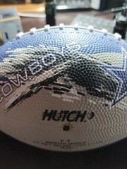 Vintage NFL Dallas Cowboys Hutch Rubber Football Tip to Tip 10.5 inch Greatshape