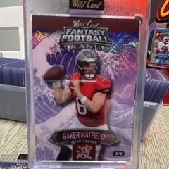 Wild Card Fantasy Football Kanji Baker Mayfield 2024 FMKWPU1-BM 5/6