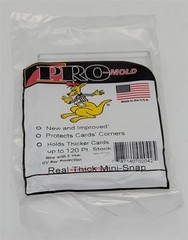 Box/ 25 Pro-Mold PC20 120pt Thick Baseball Trading Card Mini-Snap Holders