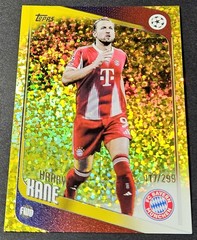 2025-26 Topps UEFA Club Competitions Yellow /299 Harry Kane Diamond #182 Bayern