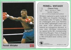 1991 AW Sports All World Boxing Pernell Whitaker #11👍