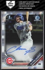 2019 Bowman Draft Chase Strumpf CDA-CS 1st Auto Chicago Cubs