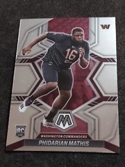 2022 Panini Mosaic Phidarian Mathis RC Washington Commanders #389 Football Card