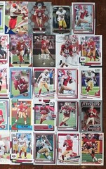 NFL Football San Francisco 49ers Rookie Insert 50 Card Team Lot Collection