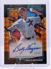 Topps Finest 2026 Billy Wagner Houston Astros Finest Autograph FA-BW 04/25