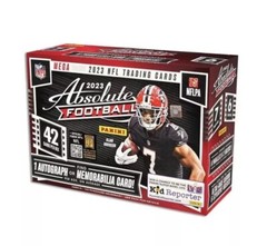 🏈 2023 Panini NFL Absolute Football Trading Card Mega Box – Factory Sealed