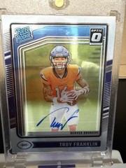 Troy Franklin Rookie Card Lot Denver Broncos 2024 National Treasures And Optic