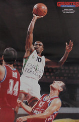 ANDRE TURNER Vintage Poster San Fernando16.25 x 11.25″ Liga ACB Basketball Spain