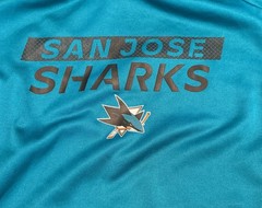 New Teal Fanatics Team Issued San Jose Sharks MEN’S XL Sweatshirt