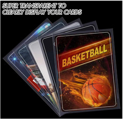 1000 Counts Card Sleeves Top Loaders for Trading Cards, Penny Soft Sleeves Baseb