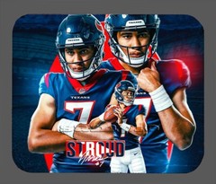 CJ Stroud Houston Texans Facsimile Autographed Mouse Pad Item#9548
