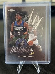 Topps Chrome Instinct Anthony Edwards Minnesota Timberwolves INS-7