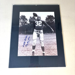 Parker Hall, QB- Ole Miss, Cleveland Rams – Signed 8×10″ Photo – Under Glass-EX+