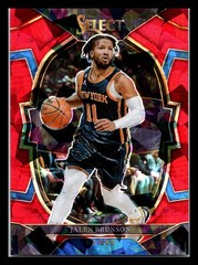 2021-22 Panini Select #224 Jalen Brunson Red Wave Prizms
