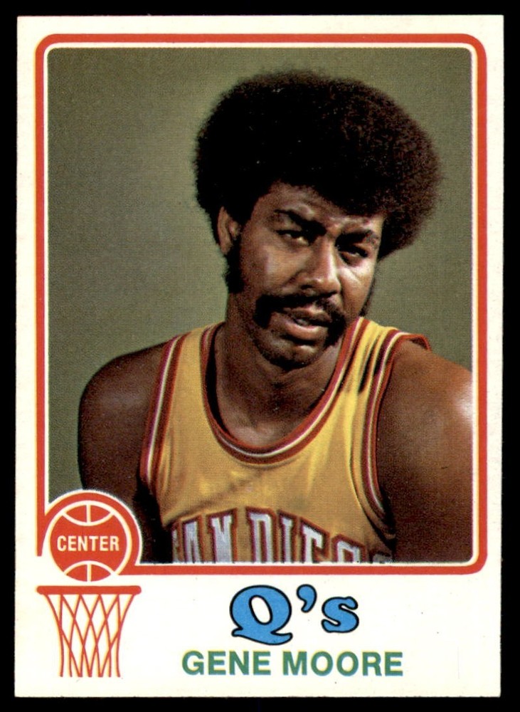 1973-74 Topps #223 GENE MOORE Conquistadors NM-MT