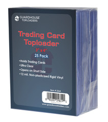 5 – GUARDHOUSE TRADING CARD RIGID TOPLOADERS 3″ x 4″ – 12 mil LONG STORAGE SAFE