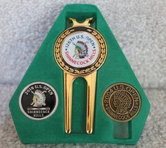 2026 US OPEN SHINNECOCK HILLS 3 Golf Ball Marker Divot Tool 2004 2018 GOLD SET