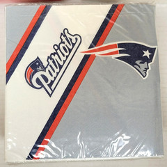 NFL New England Patriots – Team Dinner Napkins, NEW (Package of 60)