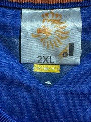 Netherlands 2014/15 Away Shirt Robben #11 Blue And Orange 2XL