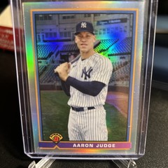 2021 Bowman – 1991 Bowman Anniversary Aaron Judge Refractor #91B-AJ