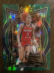 2025 Panini Select WNBA- Shakira Austin #5 Green Ice Prizm