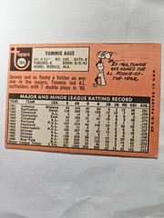 Tommie Agee #364 1969 Topps New York Mets VERY GOOD Actual card is scanned