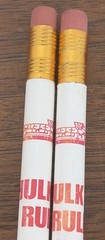 4 Vintage 80s/90s HULK HOGAN WWF Wrestling Pencils WF Hulkamania Hulk Rules RIP