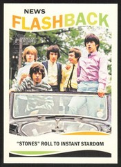 2013 Topps Heritage News Flashbacks Rolling Stones Roll to Instant Stardom