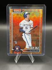 2026 Topps Series 2 Zach Cole RC #601 Orange Sun Foil Houston Astros