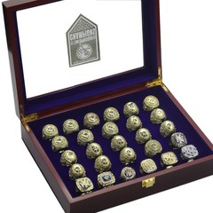 27 PCS New York Yankees World Series Championship Rings Complete Set With Box