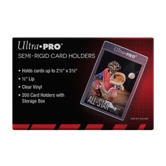 Ultra Pro Semi-Rigid 1/2″ Lip Sleeves, Plastic, 200ct Clear
