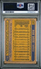 1987 TOPPS #547 ROB DEER PSA 5