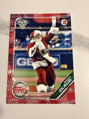 2019 Topps Bowman Holiday Santa Claus RED FESTIVE PARALLEL SP /10 #TH-SC