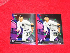 AARON JUDGE YANKEES 2021 TOPPS FINEST #77 LOT OF 2 (SR1)