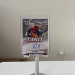 2025 Finest Rookie Autographs RJ Harvey Auto Denver Broncos #RFA-RJH