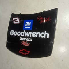 DALE EARNHARDT SR #3 GM GOODWRENCH HOOD 1/4 Scale Tin Metal Replica Man Cave