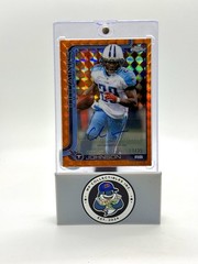 CHRIS JOHNSON CJ2K 2025 Topps Chrome LEGENDS AUTOGRAPH ORANGE GEOMETRIC /25 SSP