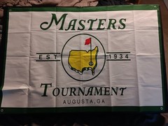 Masters Banner – Augusta – 2×3 ft – Man cave or Garage or Sim Area